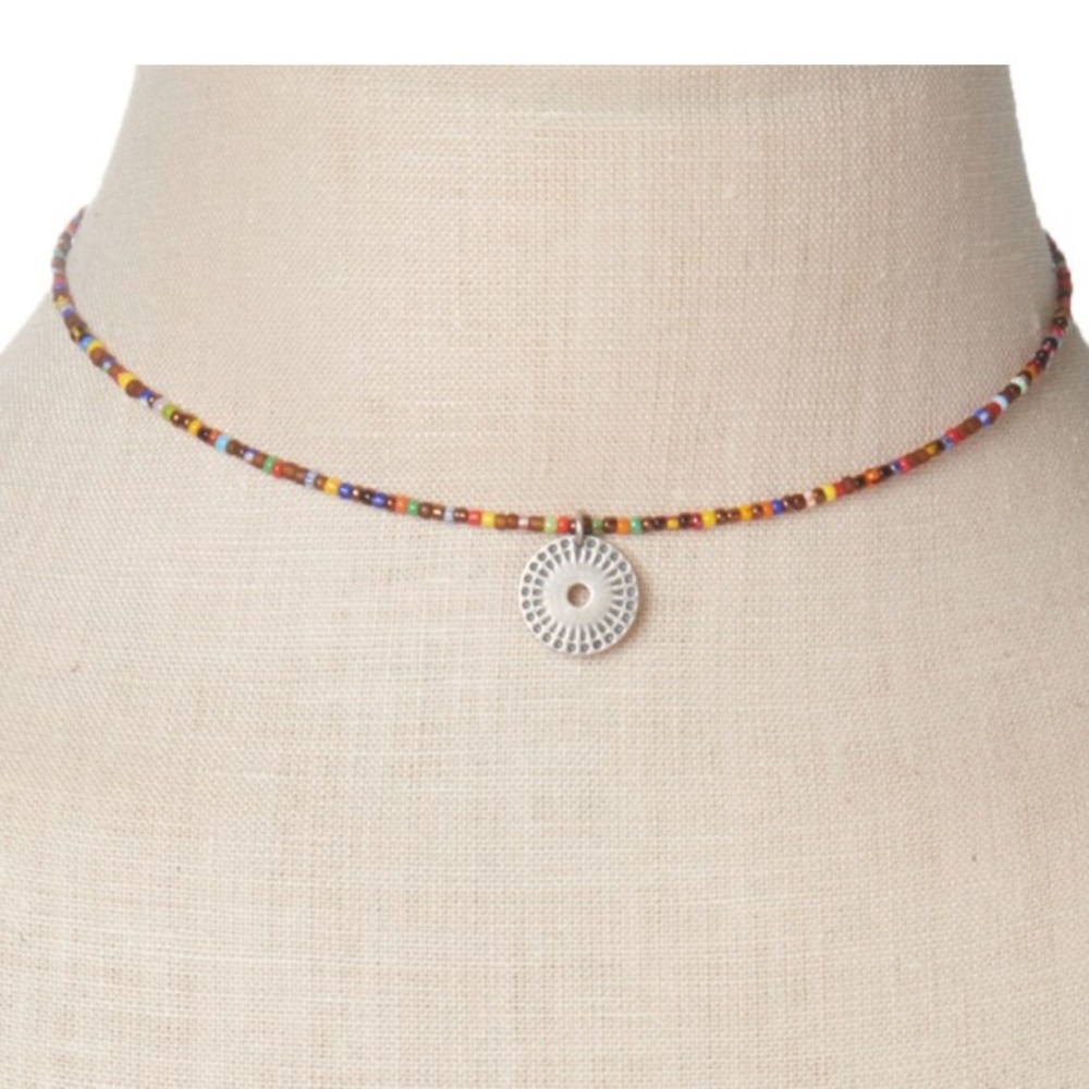 Peyote Bird beaded choker